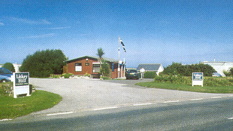 Liskey Hill site entrance, Liskey Hill, Perranporth, Cornwall