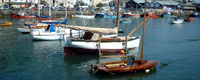 Boats in Looe River